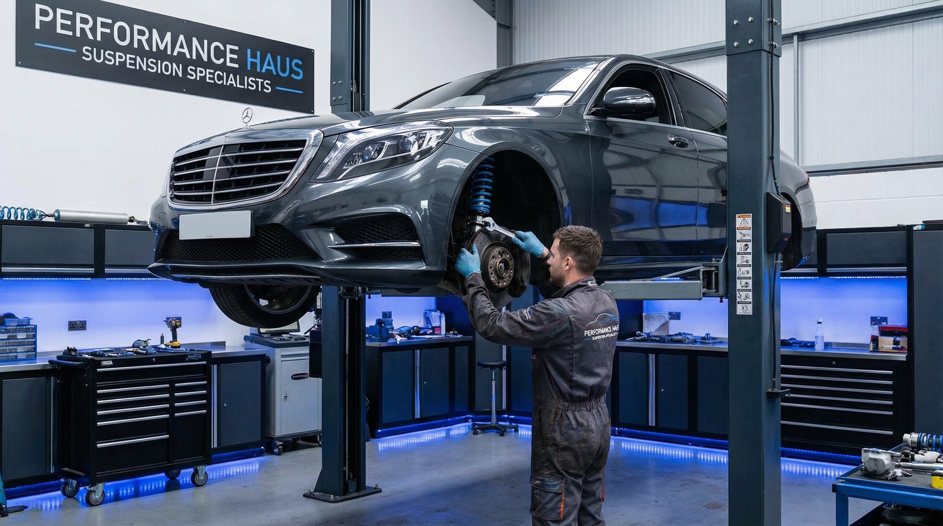 大象传媒修车改装视频-避震升级